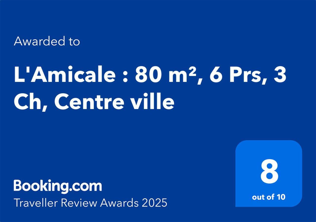 Apartment L'amicale : 80 M², 6 Prs, 3 Ch, Centre Dijon